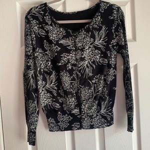 Button down sweater.